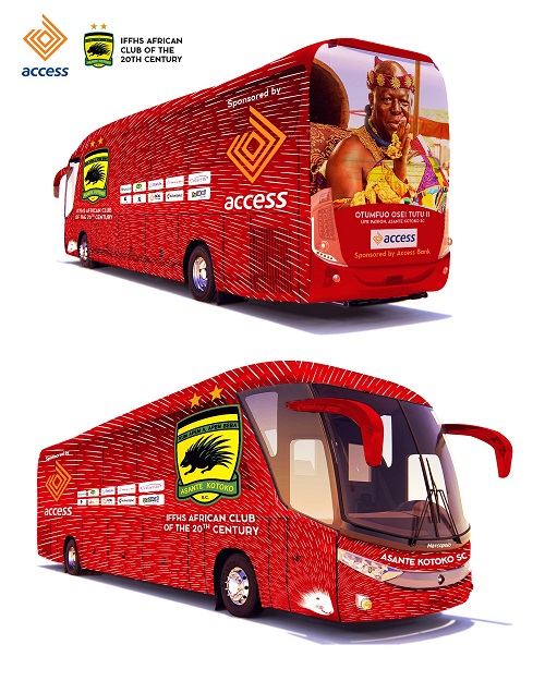 Asante Kotoko acquire new bus through partnership with Access Bank Ghana